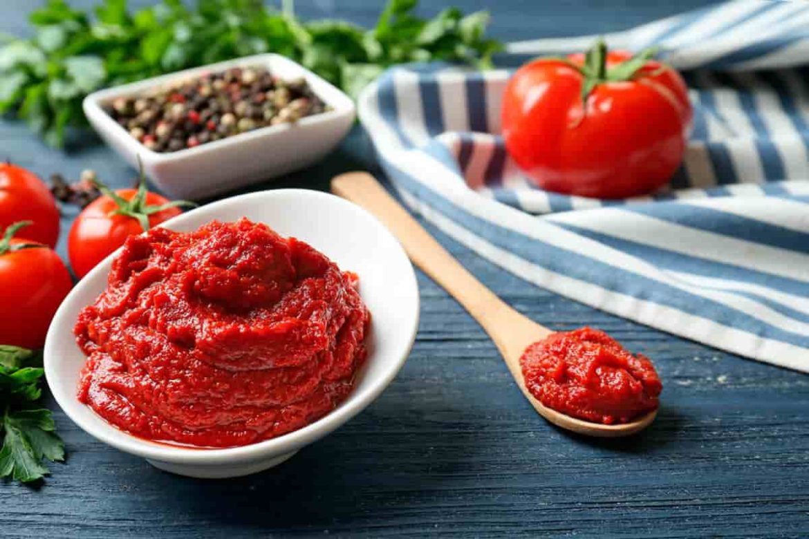 Good quality unsalted tomato paste