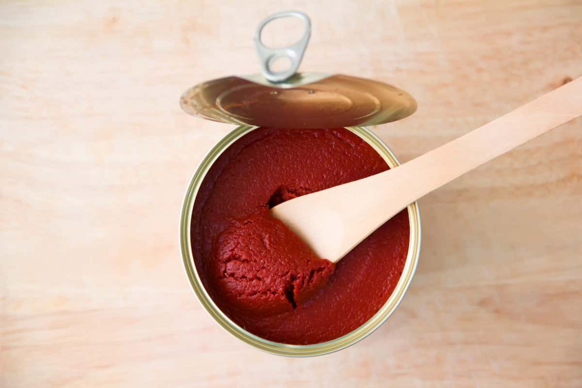 High quality salted tomato paste