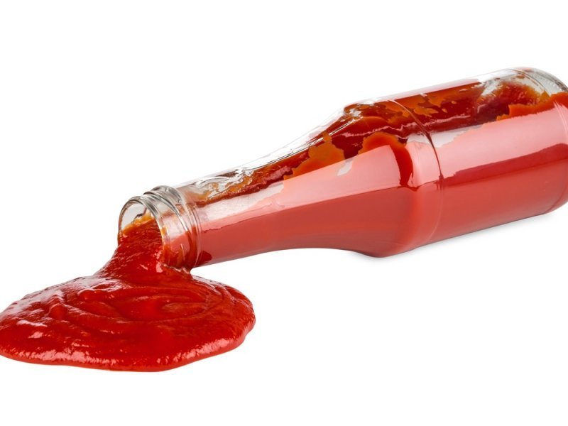 ketchup bottle glass