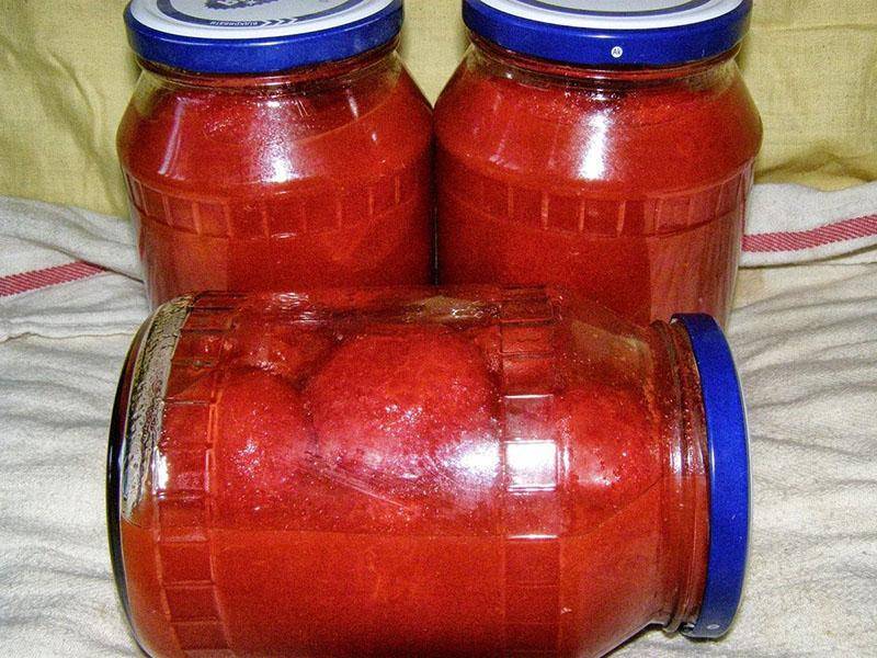 tomato paste with fresh tomatoes